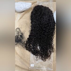 New! 20” 13x4 Transparent Lace, Wavy LaceFront Human Hair Wig